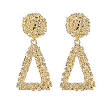 Load image into Gallery viewer, ALIUTOM Fashion Statement Earrings Big Metal Geometric Pendant Earrings For Women Hanging Dangle Earrings Drop Earing Bohemian
