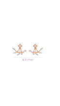 Load image into Gallery viewer, Earings Oorbellen 2020 Zinc Alloy Spike New Hot Sale Earing Pendientes Tassel Earrings Fashion The Crystal Hanging Zircon
